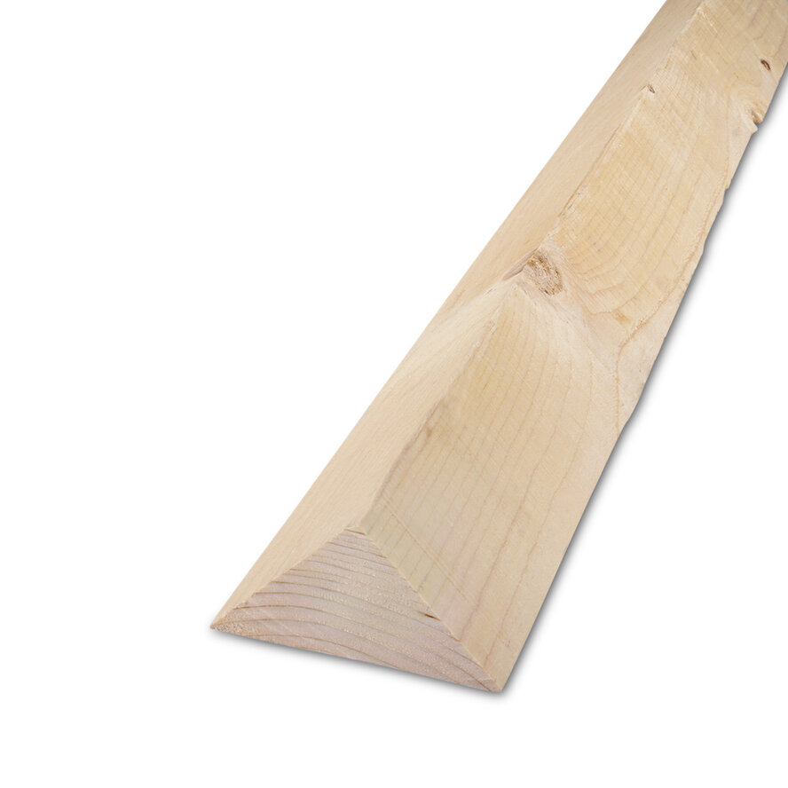 Vuren mastiek - 73x73 mm - geschaafd - mastiekklos - vurenhout KD 18-20% Vuren mastiek - 73x73 mm - geschaafd - mastiekklos - vurenhout KD 18-20%