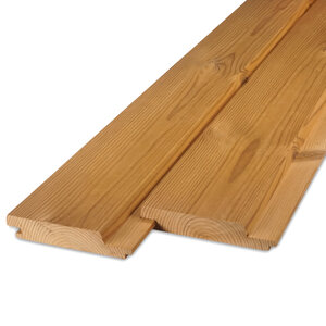 Thermo vuren channelsiding - 28x115 mm - geschaafd - KD Thermo vuren channelsiding - 28x115 mm - geschaafd - KD