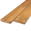 Thermo grenen rhombus - 21x143 mm - geschaafd - rhombusprofiel - thermisch gemodificeerd grenenhout KD 8-12%