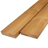 Thermo grenen rhombus - 28x143 mm - geschaafd - rhombusprofiel - thermisch gemodificeerd grenenhout KD 8-12%