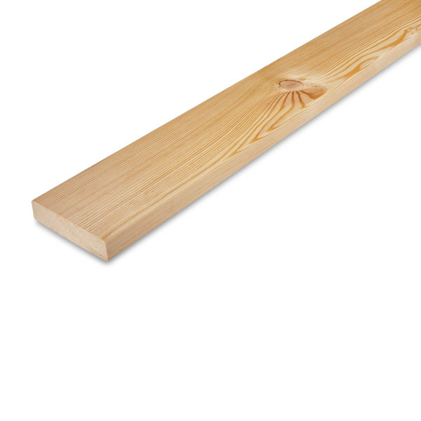  Siberisch Lariks plank 28x90 mm - geschaafd - KD (18-20%)