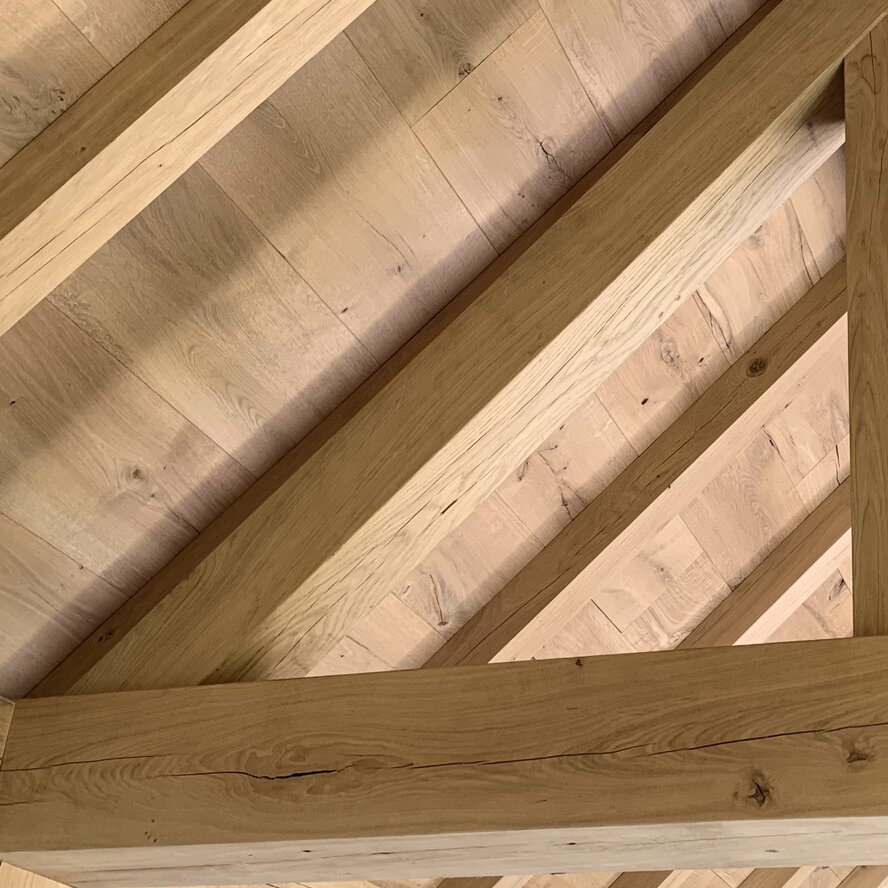 Eiken balk - 40x190 mm - geschaafd - balk voor buiten - eikenhout AD 20-25% Eiken balk - 40x190 mm - geschaafd - balk voor buiten - eikenhout AD 20-25%