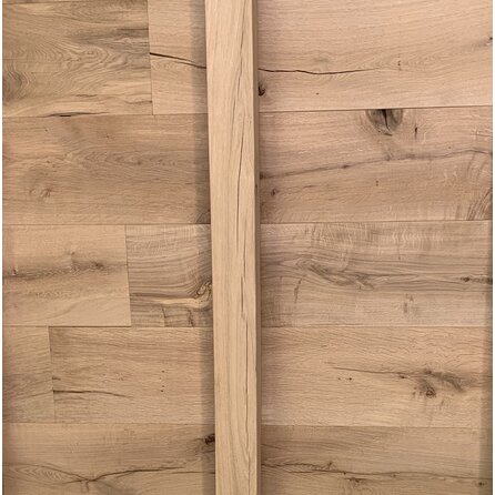 Eiken vellingdeel (rondom) - 21x160 mm - geschaafd - 4-zijdige mes en groef plank - eikenhout KD 8-12%