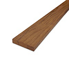 Thermo fraké plank - 21x70 mm - geschaafd - plank voor buiten - thermisch gemodificeerd frake hout KD 8-12%