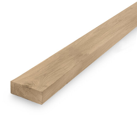 Eiken balk - 45x90 mm - geschaafd - balk voor buiten - eikenhout AD 20-25%