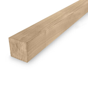 Eiken balk - 85x85 mm - geschaafd - AD