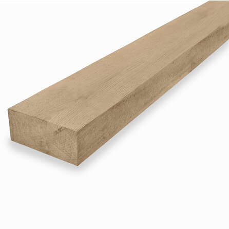 Eiken balk - 50x150 mm - fijnbezaagd / ruw - balk voor buiten - eikenhout AD 20-25%