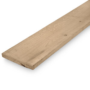 Eiken plank - 26x155 mm - ruw - AD