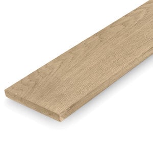 Eiken plank - 28x185 mm - geschaafd - AD