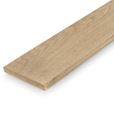 Eiken plank - 28x190 mm - geschaafd - plank voor buiten - eikenhout AD 20-25%