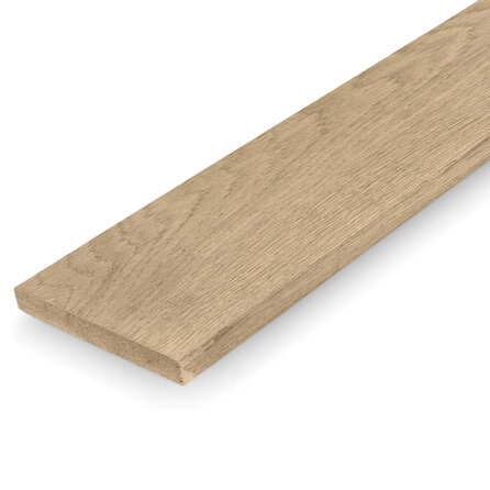 Eiken plank - 28x143 mm - geschaafd - plank voor buiten - eikenhout AD 20-25%