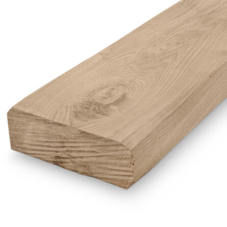 Oude eiken balk - 70x190 mm - rustiek geschaafde kanten - balk voor buiten - verouderd eikenhout AD 20-25%