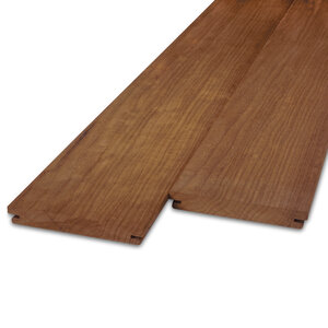 Thermo fraké B-fix plank - 21x140 mm - geschaafd - KD