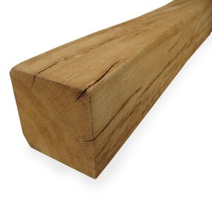 Oude eiken balk - 85x85 mm - gerookt - AD