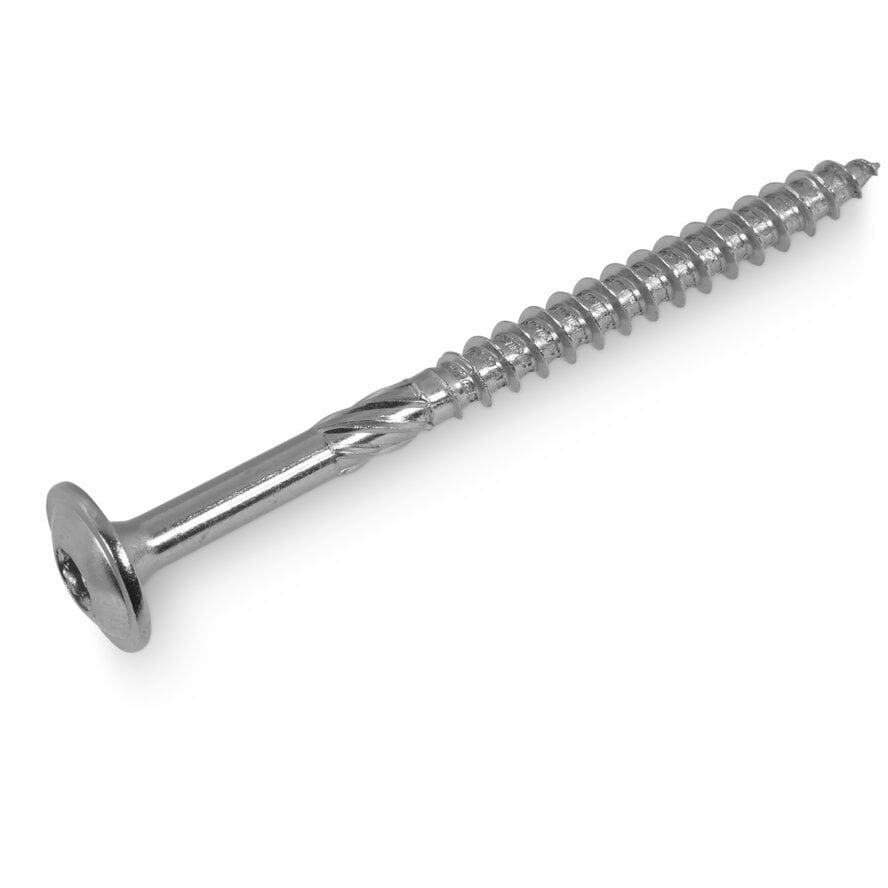 Tellerkopschroeven RVS - 8 mm - gehard RVS - torx 40 - schotelkopschroeven - grove spoed - met snijpunt - 50 stuks - diverse lengtes Tellerkopschroeven RVS - 8 mm - gehard RVS - torx 40 - schotelkopschroeven - grove spoed - met snijpunt - 50 stuks - diverse lengtes