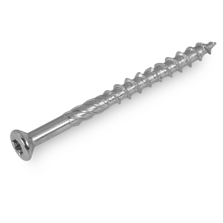 Gevelschroeven - potdekselschroeven RVS - 4 mm - lenskop - gehard RVS - torx 20 - RVS rabatschroeven - grove spoed - met snijpunt - 100 stuks Gevelschroeven - potdekselschroeven RVS - 4 mm - lenskop - gehard RVS - torx 20 - RVS rabatschroeven - grove spoed - met snijpunt - 100 stuks