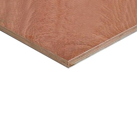 Hardhout multiplex WBP - 18 mm - 244x122 cm - BB / CC - Chinees mix light hardhout triplex - CE4 / CE2 keurmerk - FSC mix