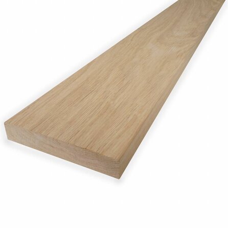 Eiken plank - 21x143 mm - geschaafd - plank voor binnen / beschut buiten - eikenhout KD 8-12%