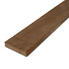 Thermo fraké plank - 26x130 mm - fijnbezaagd / ruw - plank voor buiten - thermisch gemodificeerd frake hout KD 8-12%