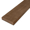 Thermo fraké plank - 32x155 mm - fijnbezaagd / ruw - plank voor buiten - thermisch gemodificeerd frake hout KD 8-12%