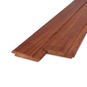 Padoek channelsiding - 21x64 mm - geschaafd - AD