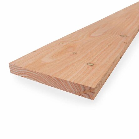 Douglas plank - 25x150 mm - fijnbezaagd / ruw - plank voor buiten - douglashout KD 18-20%