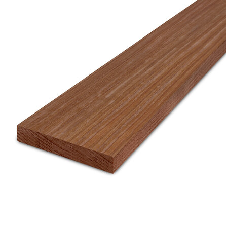 Cumaru plank - 28x143 mm - geschaafd - plank voor buiten - cumaru hardhout KD 18-20%