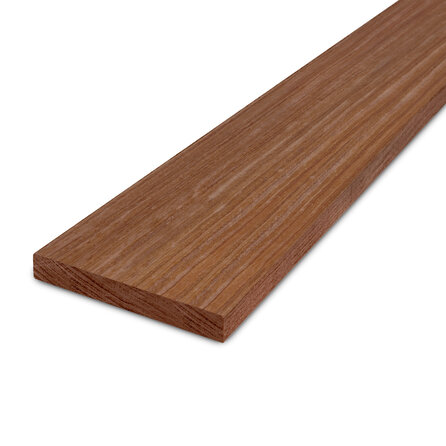 Cumaru plank - 21x145 mm - geschaafd - plank voor buiten - cumaru hardhout KD 18-20%