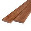 Cumaru rhombus deel - profiel - plank 21x90mm geschaafd - kunstmatig gedroogd (kd 18-20%)- tropisch hardhout