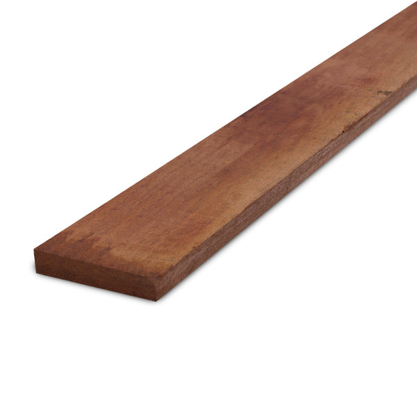  Cumaru hardhouten plank - 26x105 mm - fijnbezaagd (ruw) hardhout kd