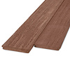 Afrormosia B-fix plank - 21x143 mm - geschaafd - B-fix rabat- & vlonderplank - afrormosia hardhout KD 18-20%