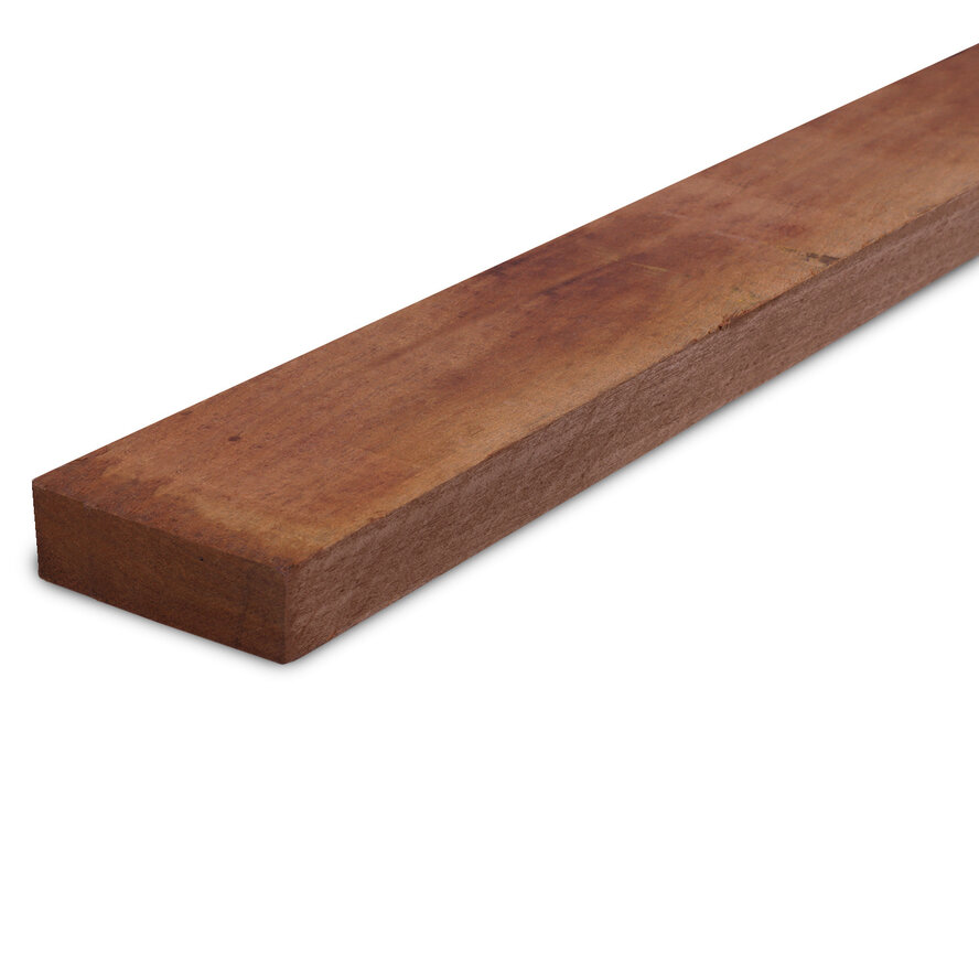 Cumaru balk - 52x155 mm - fijnbezaagd / ruw - balk voor buiten - cumaru hardhout AD 20-25% Cumaru balk - 52x155 mm - fijnbezaagd / ruw - balk voor buiten - cumaru hardhout AD 20-25%