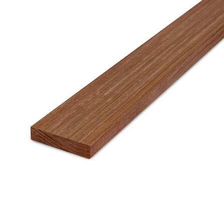 Cumaru plank - 21x90 mm - geschaafd - plank voor buiten - cumaru hardhout KD 18-20%