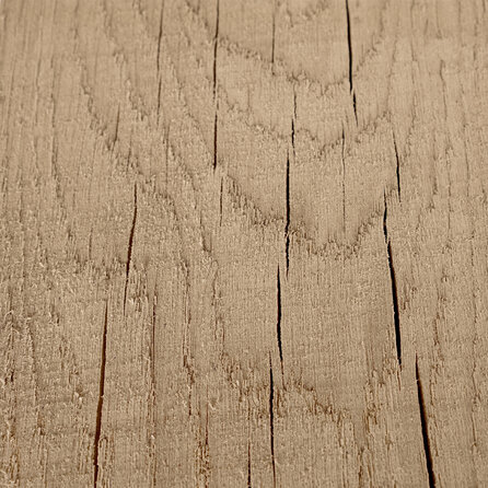 Eiken Zweeds rabat - 8-22x180 mm - zichtzijde fijnbezaagd / ruw - potdeksel plank - eikenhout AD 20-25%