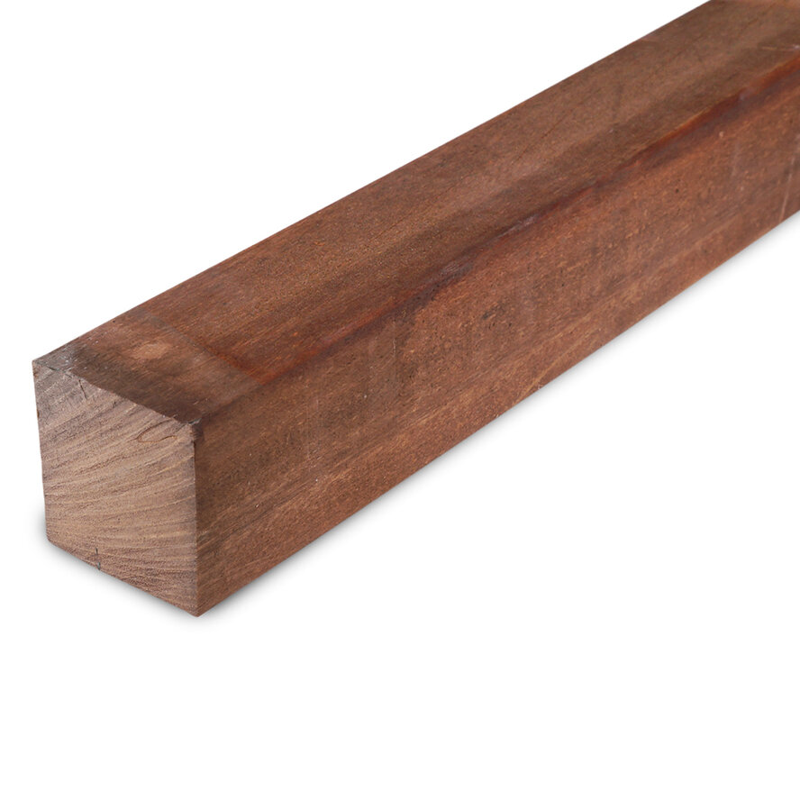 Angelim vermelho balk - 120x120 mm - fijnbezaagd / ruw - balk voor buiten - angelim vermelho hardhout AD 20-25% Angelim vermelho balk - 120x120 mm - fijnbezaagd / ruw - balk voor buiten - angelim vermelho hardhout AD 20-25%