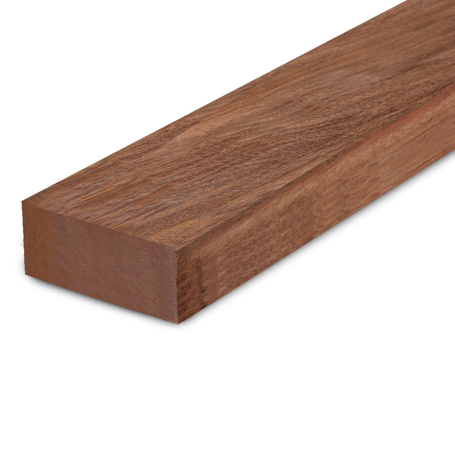 Angelim vermelho balk - 68x180 mm - geschaafd - balk voor buiten - angelim vermelho hardhout AD 20-25% Angelim vermelho balk - 68x180 mm - geschaafd - balk voor buiten - angelim vermelho hardhout AD 20-25%