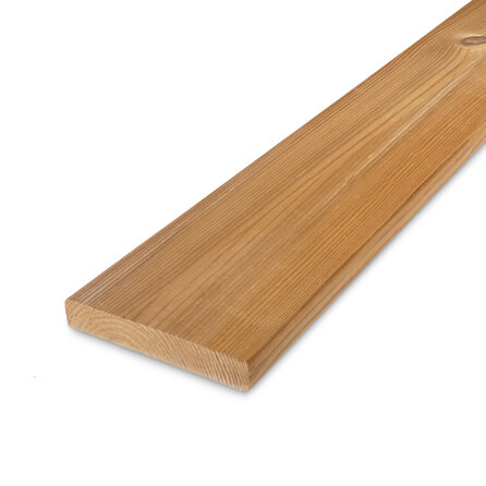 Thermo grenen plank - 21x90 mm - geschaafd - plank voor buiten - thermisch gemodificeerd grenenhout KD 8-12%