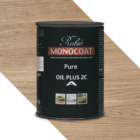 Rubio MonoCoat olie - in kleur - 1 liter - 1 (A) component - geschikt voor binnen