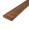 Thermo ayous plank - 26x105 mm - fijnbezaagd / ruw - plank voor buiten - thermisch gemodificeerd ayous hout KD 8-12%