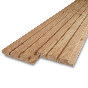Douglas Deens rabat - 21x125 mm - geschaafd - KD