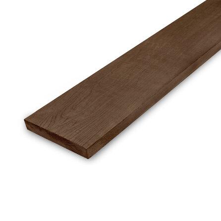 Thermo essen plank - 26x155 mm - fijnbezaagd / ruw - plank voor buiten - thermisch gemodificeerd essenhout KD 8-12%