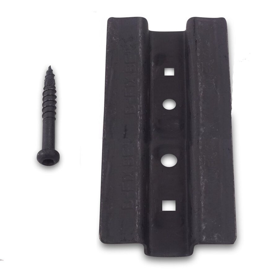 B-fix - BFIX BLACK CONNECT - montageclips zwart RVS - Inox - blinde bevestiging - 50 stuks B-fix - BFIX BLACK CONNECT - montageclips zwart RVS - Inox - blinde bevestiging - 50 stuks