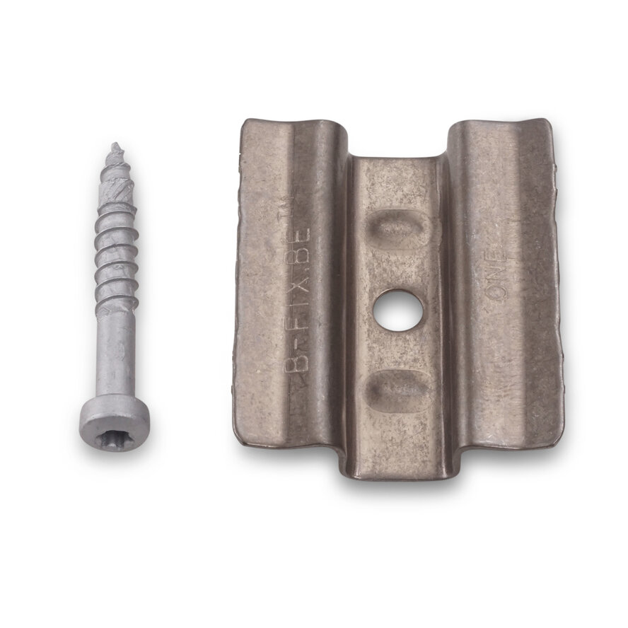B-fix - BFIX ONE - montageclips RVS - Inox - blinde bevestiging - 100 stuks B-fix - BFIX ONE - montageclips RVS - Inox - blinde bevestiging - 100 stuks