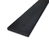 Zwart geïmpregneerd douglas plank - 22x200 mm - fijnbezaagd / ruw - plank voor buiten - zwart douglashout AD 20-25%