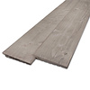 Grijs gebeitst vuren Zweeds rabat - 14-28x180 mm - ruwe zichtzijde - potdeksel plank - grijs vurenhout KD 18-20%