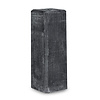 Beton poer 22x22 cm - antraciet - 40 cm hoog - M20