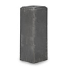 Beton poer 18x18 cm - antraciet - 50 cm hoog - M20