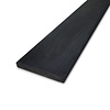 Zwart geïmpregneerd douglas plank - 25x250 mm - fijnbezaagd / ruw - plank voor buiten - zwart douglashout AD 20-25%