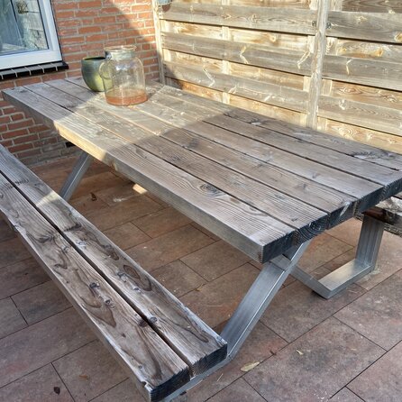 Douglas balk - 140x140 mm - geschaafd - balk voor buiten - douglashout KD 18-20%