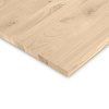 Eiken paneel - 2 cm dik (1-laag) - rustiek eikenhout - meubelpaneel (massief) - 122 cm breed - timmerpaneel 8-12% KD - voor binnen